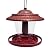 BEBEKULA Bird Feeders for Outside, Wild Bird Feeder Hanging for Garden Yard Decoration (Brown)