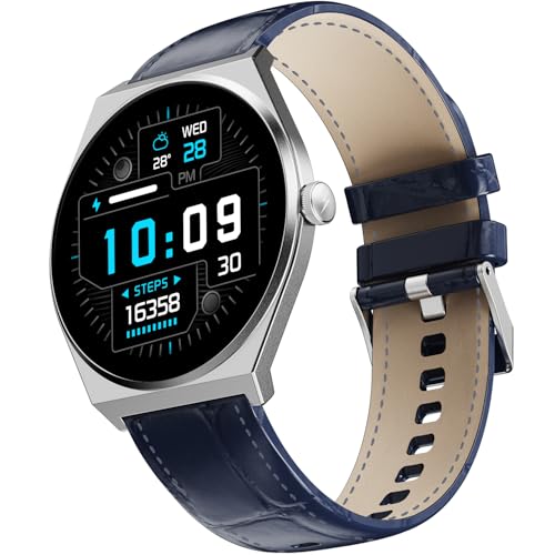 Image of Fire-Boltt Phoenix Nova Smartwatch 1.43 inch Slim Super AMOLED Display, 466x466 Pixel Always-On Display, Bluetooth Calling, Health Tracker for Men & Women Classic Black