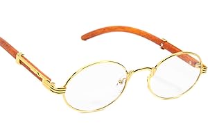 Retro Vintage Gold Frame Glasses: Classic Accessory for Fashion-Forward Individuals