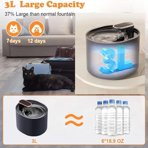 Alimentador de circulación inteligente para perros y gatos para el bienestar en el hogar 5