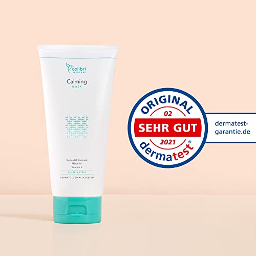 colibri skincare Calming Mask - 150ml Gesichtsmaske für intensive Feuchtigkeit - Beauty Gesichtsmaske lässt die Haut… - Image 8