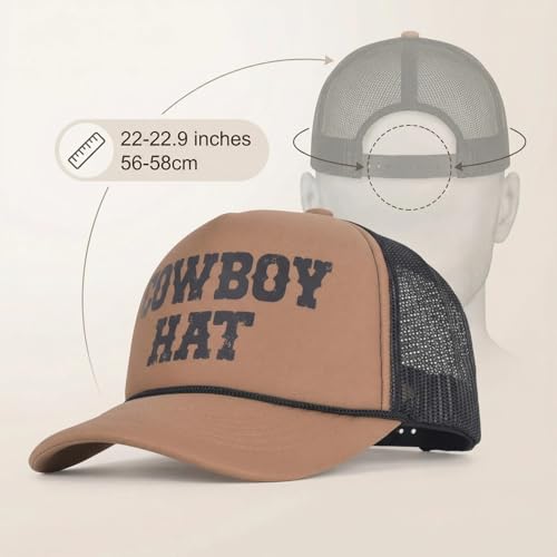 Image of Cowboy Hat Trucker Cap