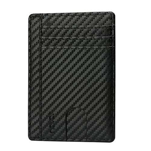 navor Slim Wallets for Men & Women - RFID Blocking Front Pocket Bifold Wallet with Photo & ID Holder - Premium Money Clip Mens Wallet - Minimalist Credit Card Holder