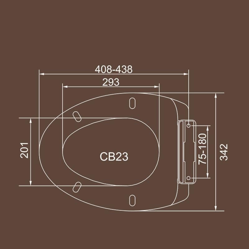 V Shaped Toilet Parts Silent Seats Quick Release Bidet