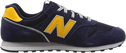 Image of New Balance Men's Low-Top Trainers, Blue Navy Yellow Aa, 9.5