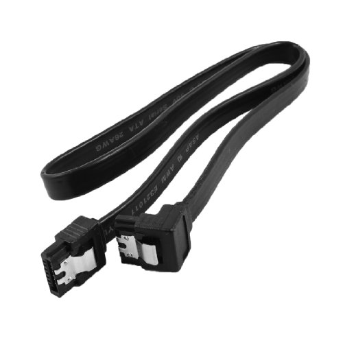 Cable de datos SATA 7 pines 24 pulgadas negro