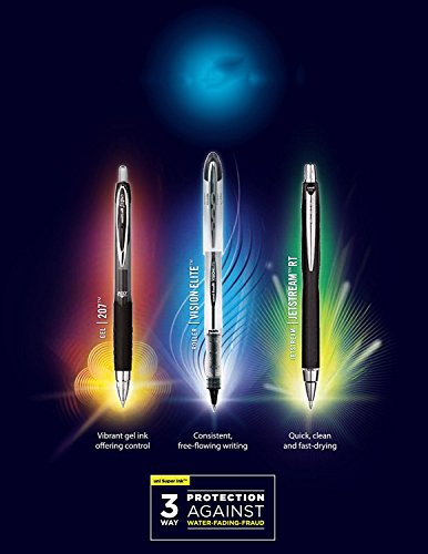 Uni-Ball Signo 207 Bolígrafo Retráctil de Tinta Gel 0.7mm Paquete 14 miniatura 5