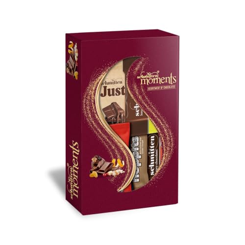 Image of Schmitten Luxury Chocolate Gift Box Pack | Assorted Milk & Dark Chocolate Bars | Premium Selected Ghanian Cocoa Beans | Gift Hamper for your Loved Ones and Valentine's Day, Treat - 2x64.5g