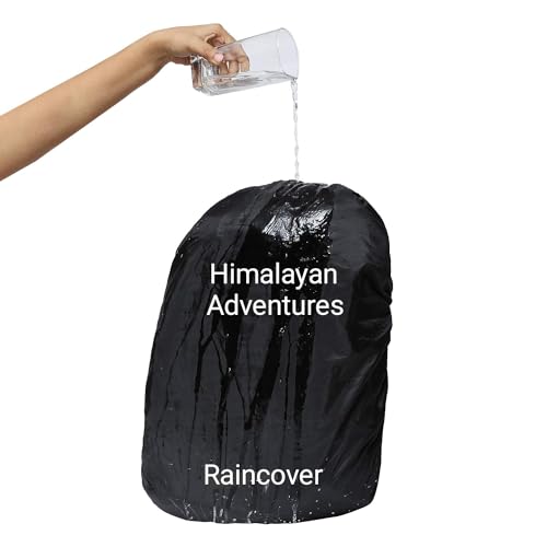 Image of Dust and 100% Water Proof Rain Cover for All Backpacks Upto 50 to 60 L, Rucksack Trecking Bag,