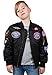 Produktbild ALPHA INDUSTRIES Jungen MA-1 Patch Kids Baby Jacke, Black, 14