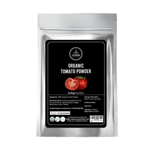 Naturevibe Botanicals Organic Tomato Powder (5lbs) | Non GMO and Gluten Free | Adds Flavor and Taste