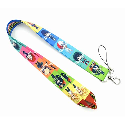 cluis Anime My Hero Academia Key Lanyard Mobiele Telefoon Touw Chain Badge ID Kaarten Houders Nek Bandjes Sleutelhanger… - Image 4