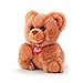 Trudi, Fluffies, Peluche aux poils longs, 18 cm de haut, Ours, TUD29079