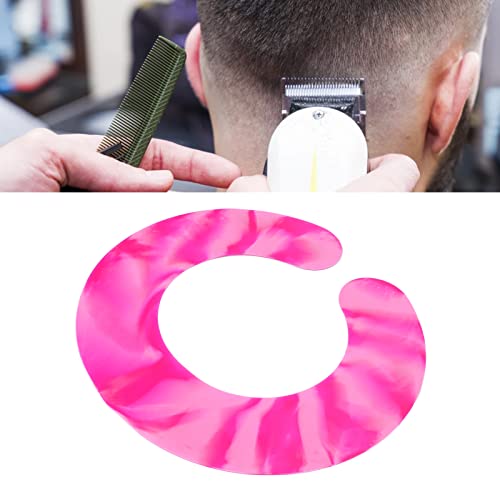 Capa para corte de cabello de silicona suave rosa miniatura 3
