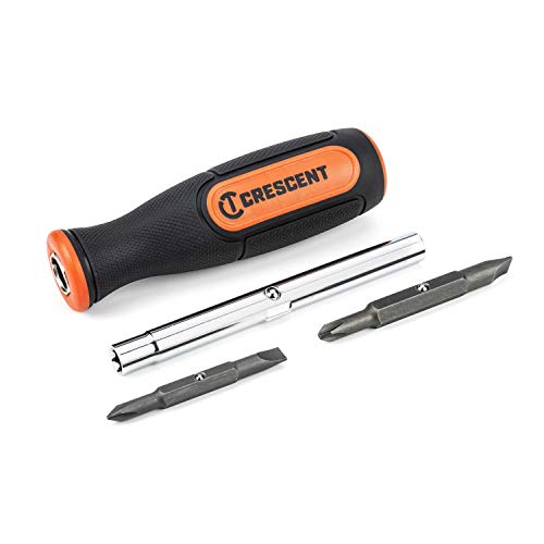 Crescent 6-in-1 Stubby Ratcheting Multi-Bit Driver