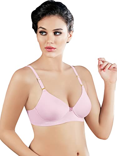 Image of SONARI Omania Womens Non-Padded Cotton Polyester Bras - Solid, Non-Wired, Medium Coverage, Hand Washable (Pack of 2)