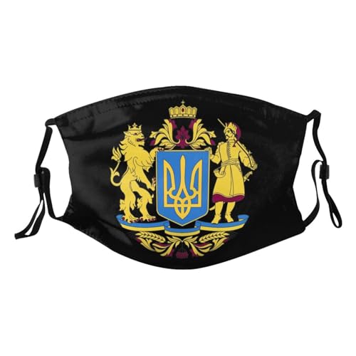 Coat of arms of Ukraine Adult Dust Mask Adjustable Dust Face with 2 Filter91