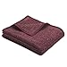 Produktbild Bugatti 3238 Kuscheldecke 150x200 cm, Wolldecke dunkelrot, Tagesdecke aus pflegeleichter Baumwollmischung, kuschelig weich