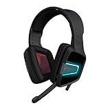 Cinco perfiles a bordo Patriot Memory Viper V370 RGB 7.1 Monoaural Diadema Negro - Auriculares con micrófono (PC/Juegos, Monoaural, Diadema, Negro, Alámbrico, 2,2 m)