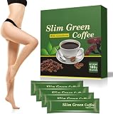 Poudre d'extrait de grain de café vert pour un corps plus énergique et plus résistant, café instantané sans OGM et sans gluten