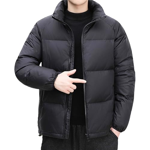 Veste matelassée homme chaude doudoune col montant manteau d'hiver