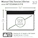 Elite Screens Manual Tab-Tension 3, 125-INCH with Extra 10