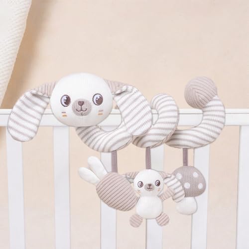 Jouets siège auto et poussette suspendus pour éveil bébé voyage - 7