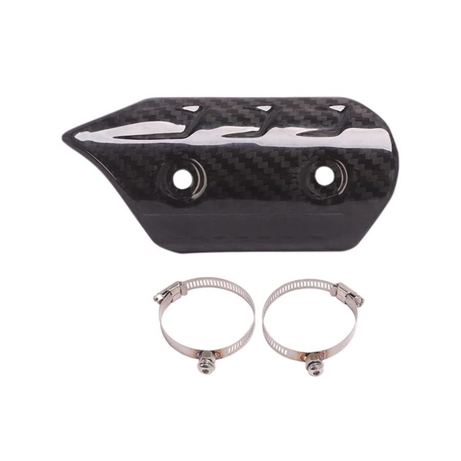 Protection échappement moto en carbone pour vos balades et trajets quotidiens