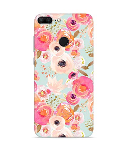 Image of Silence Printed Colourful Flower Floral with Hand Printed Designer Hard Back Case Cover for Huawei Honor 7 Lite
