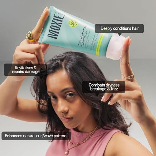 Image of Mo-xie Beauty Ultra Hydrating Conditioner - Intense Nourishment with Triple Butter Blend | Repairs, Restores & Redeems Hair | Tackles Frizzy & Dry hair | For Wavy & Curly Hair | 175 ml