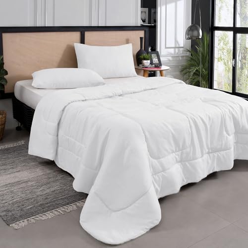 Edredom Casal Queen 3 Peças Margarida - Conforto, Estilo e Maciez para Noites Aconchegantes (Variaçõ