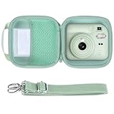 Lebakort Duro Caja Estuche Funda para Fujifilm Instax Mini 12/11 cámara instantánea (Verde Claro)
