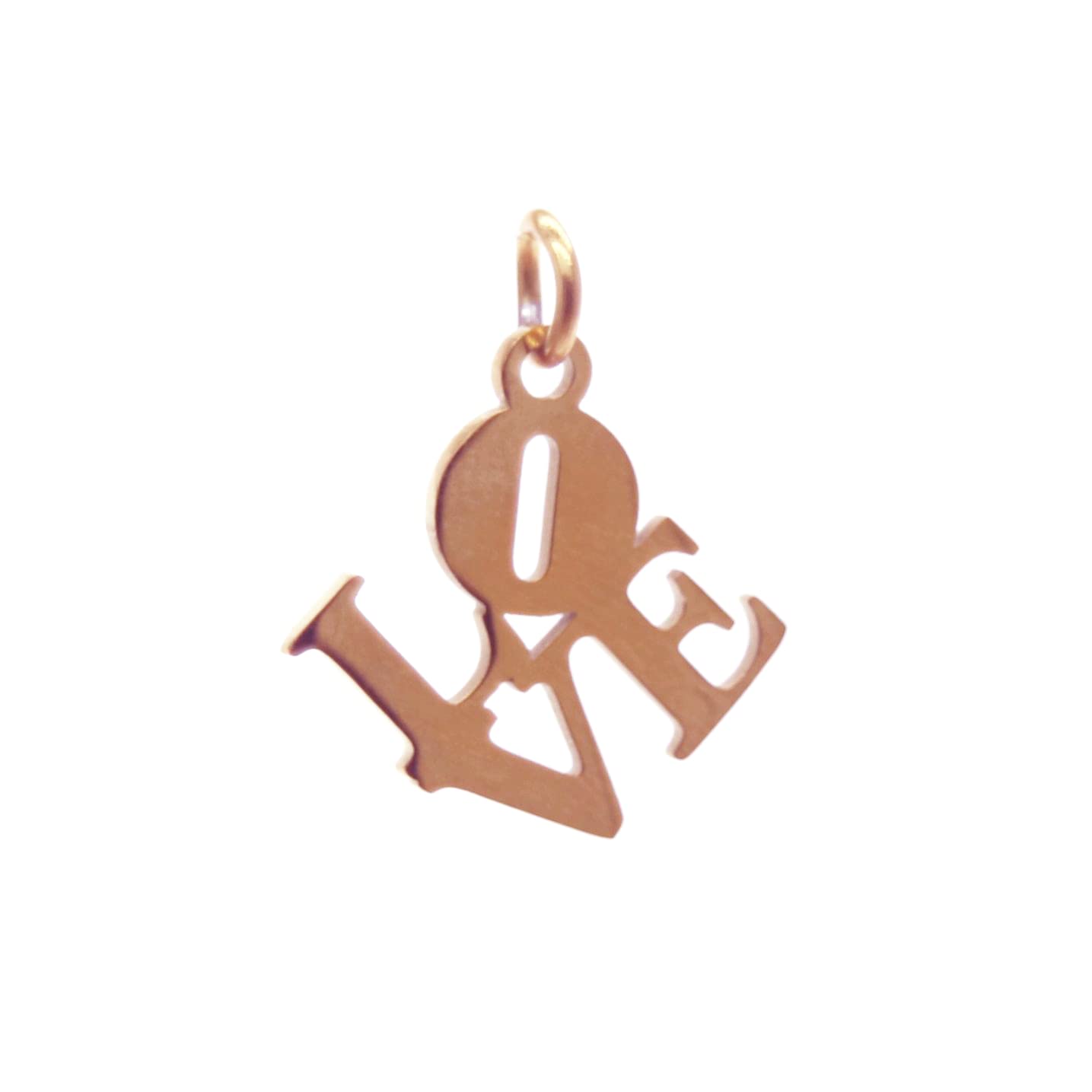 10pcs Stainless Steel Charms Love Shape Charms Pendant DIY Necklace Bracelet Earring for Jewelry Making