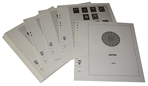 Feuilles pré-imprimées Japon LINDNER 1961-1970 pour protéger vos timbres sans colle