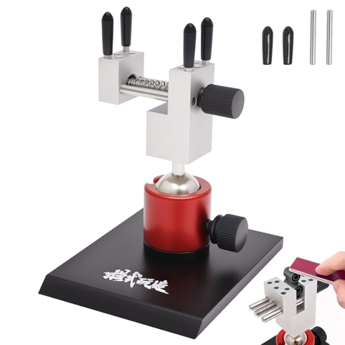 Tabletop Vise, Mini Vice Clamp Spherical Rotating Metal Base, Small Bench Vise Adjustable Aluminum Alloy 360° Rotatable for Jewelry Making DIY Project Craft Repair Tool
