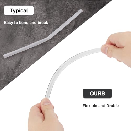 Image of Replacement Straws ONLY Compatible with 40oz Stanley IceFlow 2.0 Flip Straw Tumbler-Accessories included 6 Straws,1 Cleaning Brush(Not For Stanley IceFlow 2.0 Flip Jug 40 oz)