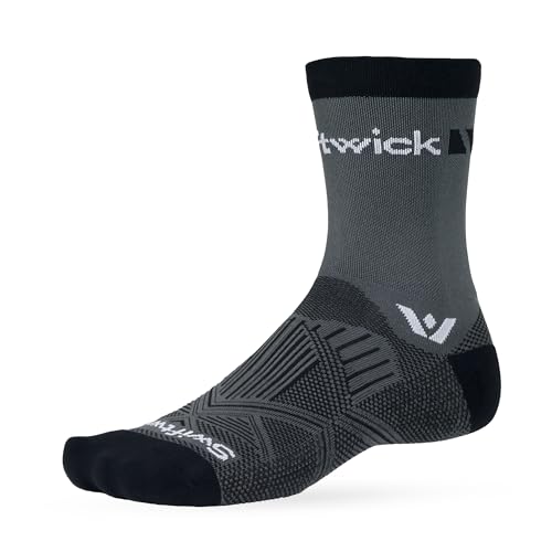 Image of Swiftwick - ASPIRE Mid-Crew Cycling Socks, Maximum Breathability, Moisture Wicking