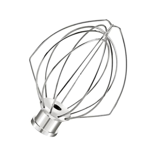 ice cream maker attachment for stand mixer KN256WW 6-wire Stainless steel egg white mixer attachment Applicable to Professional 600, Pro 6500, KP26M1X, KD2661X Cake mayonnaise whiskey