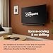Vogel's Premium Mount for Sonos Soundbars – perfect positioning for Arc (Ultra), Beam & Playbar | Also suitable for other brands | Ideal in combination with swiveling TV wall mounts