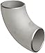 Stainless Steel 304/304L Butt-Weld Pipe Fitting, Long Radius 90 Degree Elbow, Schedule 40, 6" Pipe Size