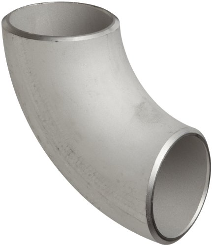 Merit Brass-NC04401-24 Stainless Steel 304/304L Butt-Weld Pipe Fitting, Long Radius 90 Degree Elbow, Schedule 40, 1-1/2