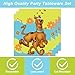 Generic 40Pcs Scooby Party Supplies include 20 plates, 20 napkins for the Scooby birthday party decoration, x, Red