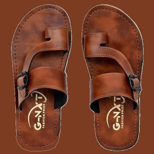 Image of Printed Flip Flops Casual Foot with Synthetic Material Slip On Design Durable Rubber Sole Comfortable Daily