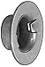 Cap Nut, Washer, STL, 1/4 in, PK100