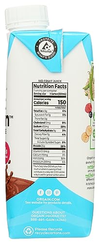 Image of ORGAIN Creamy Chocolate Plant Based Protein Shake, 11 FZ