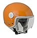 CGM Havana, Casco Bambino Junior Demi Jet Moto Scooter, Arancione, YL (53-54cm)