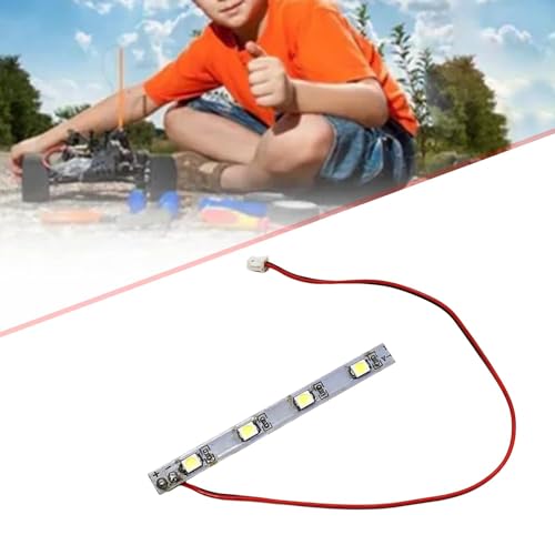 Generic Luz de teto RC Barra de luz RC DIY peças de atualização escala 1/16 para veículos de esteira