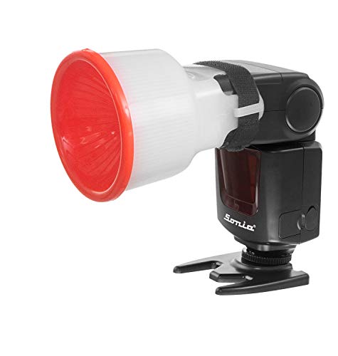 Image of Sonia Camera Flash Speedlite Speedlight VT-631 for Nikon Canon Sony Olympus Pentax & All Other DSLR Cameras GN42 with Four Colours Flash Lambency Diffuser