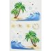 Little B 100164 Dimensional Stickers, Medium, Waves and Sandshore