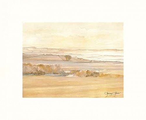 Posterazzi Waterville Wheat Fields Poster Print by Sammy Sheler, (10 x 12)